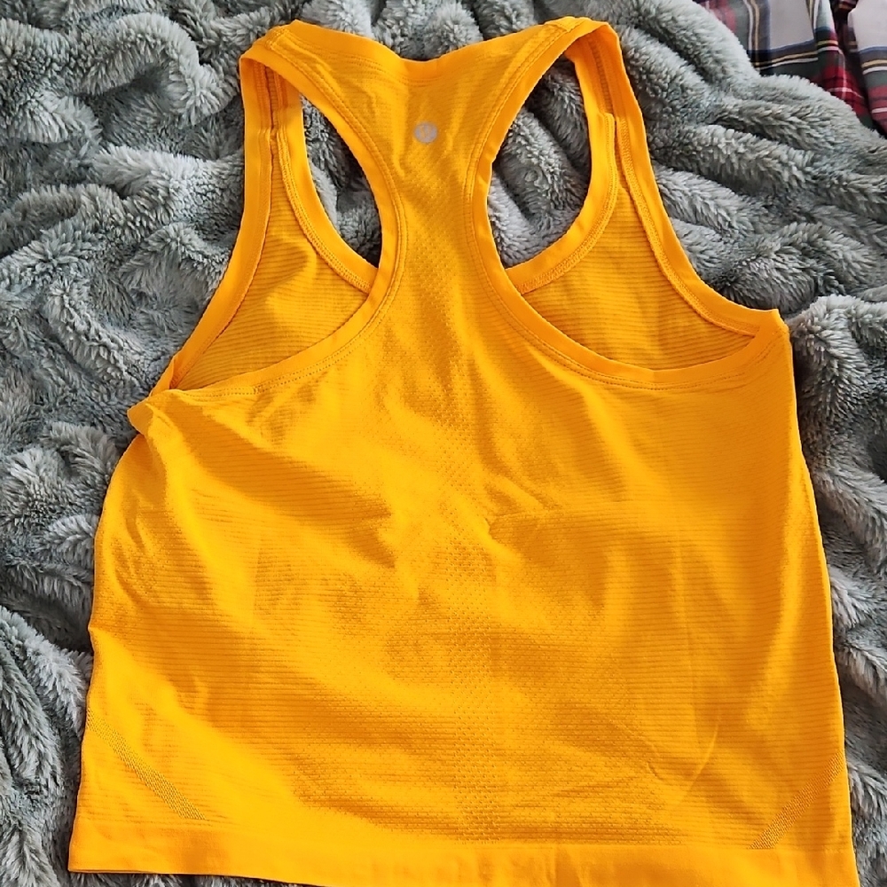 Lululemon Athletica Bright Yellow Tank Top
